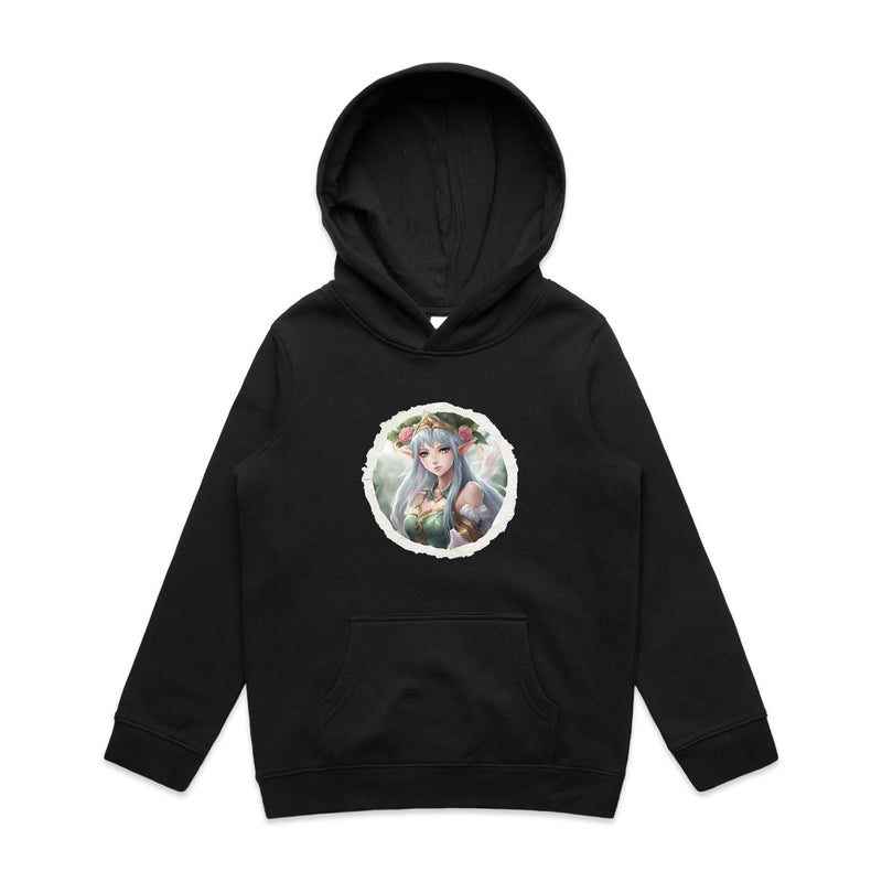 Framed Elf AS Colour - Youth Supply Hood Ogo Merch