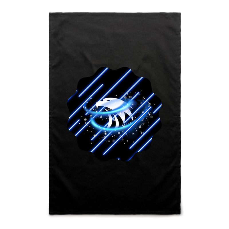 Blue Swirl Eagle AS Colour Tea Towel Ogo Merch