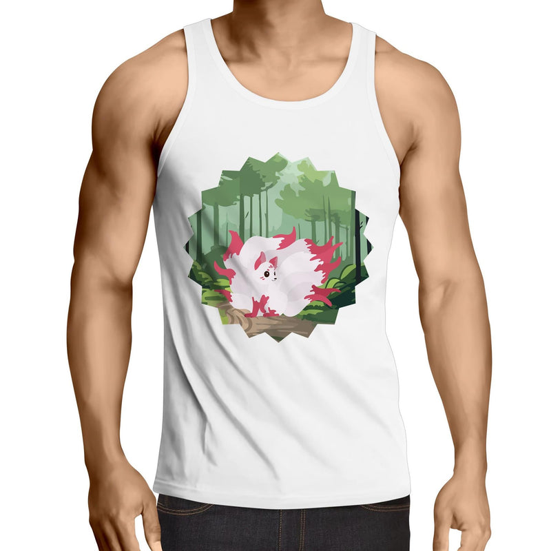 Forest Nine Tailed Fox Lowdown Tank Top Ogo Merch