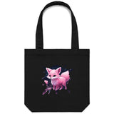 Fox AS Colour Carrie Canvas Tote Bag