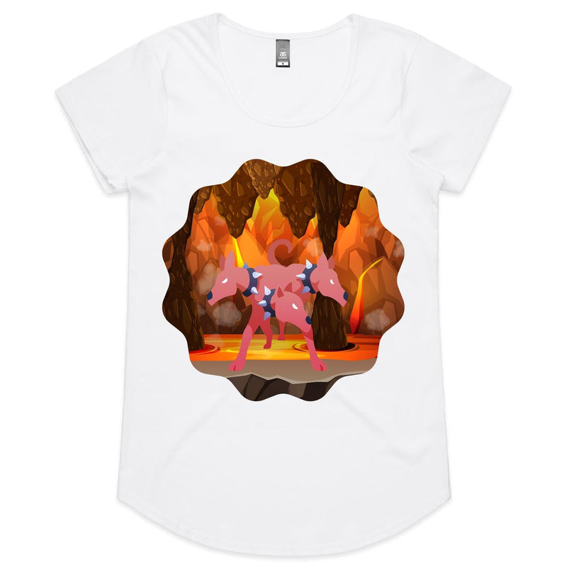 Lava Cerberus AS Colour Mali Womens Scoop Neck TShirt Ogo Merch