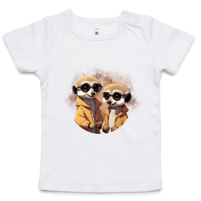 Meerkats in Jackets AS Colour - Infant Wee Tee Ogo Merch