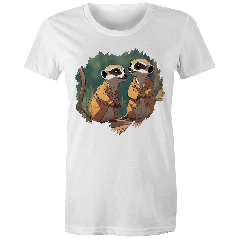Meerkats AS Colour Women's Maple Organic Tee Ogo Merch