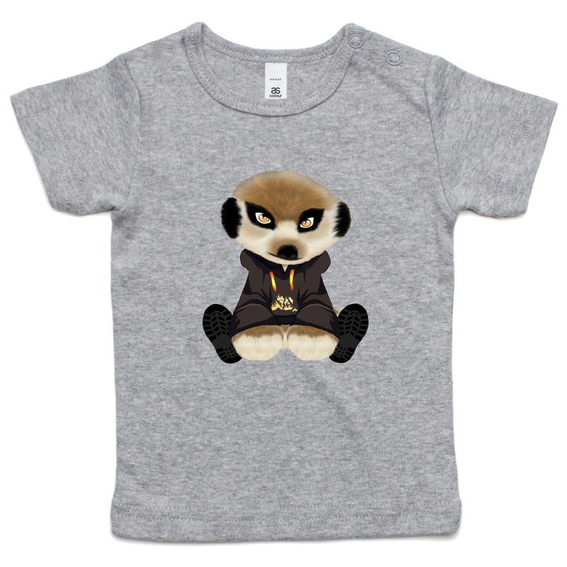 Meerkat in Hoodie AS Colour - Infant Wee Tee Ogo Merch