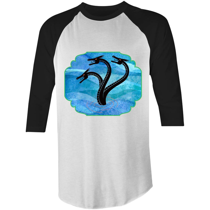 Ocean Hydra AS Colour Raglan 3/4 Sleeve TShirt Ogo Merch