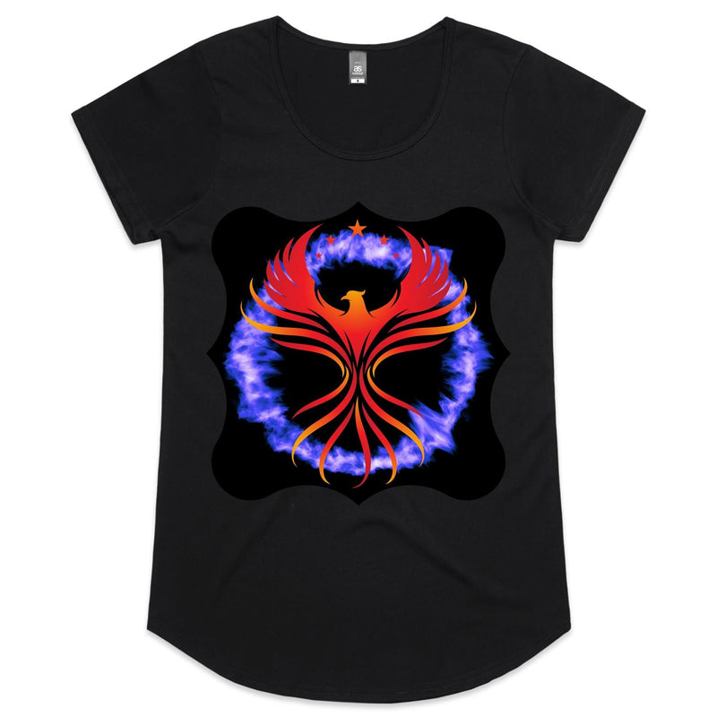 Fire Ring Phoenix AS Colour Mali Womens Scoop Neck TShirt Ogo Merch