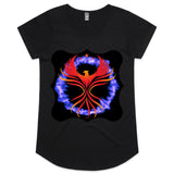 Fire Ring Phoenix AS Colour Mali Womens Scoop Neck TShirt