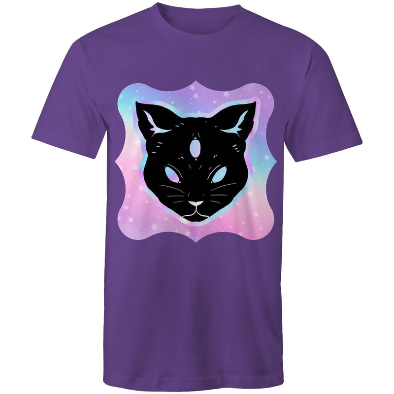 Psychic Cat AS Colour Staple Mens TShirt Ogo Merch