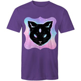 Psychic Cat AS Colour Staple Mens TShirt