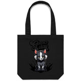 Game Day Pup AS Colour - Carrie - Canvas Tote Bag