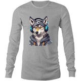 Gaming Wolf AS Colour Base Mens Long Sleeve TShirt