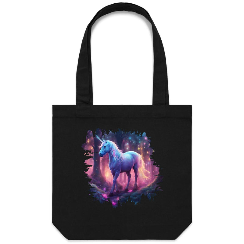 Pretty Unicorn AS Colour Carrie Canvas Tote Bag Ogo Merch