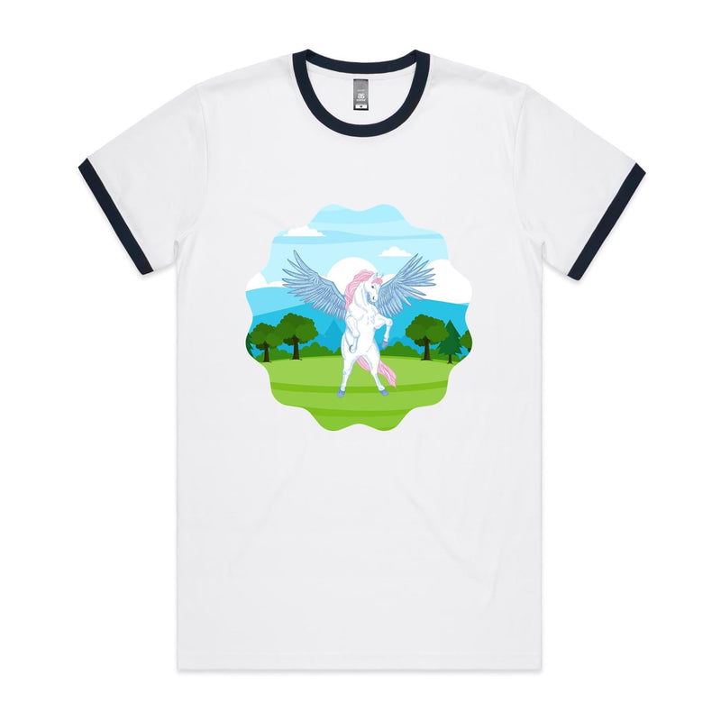 Colourful Pegasus AS Colour Staple Ringer Tee Ogo Merch