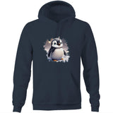 Penguin AS Colour Stencil Pocket Hoodie Sweatshirt