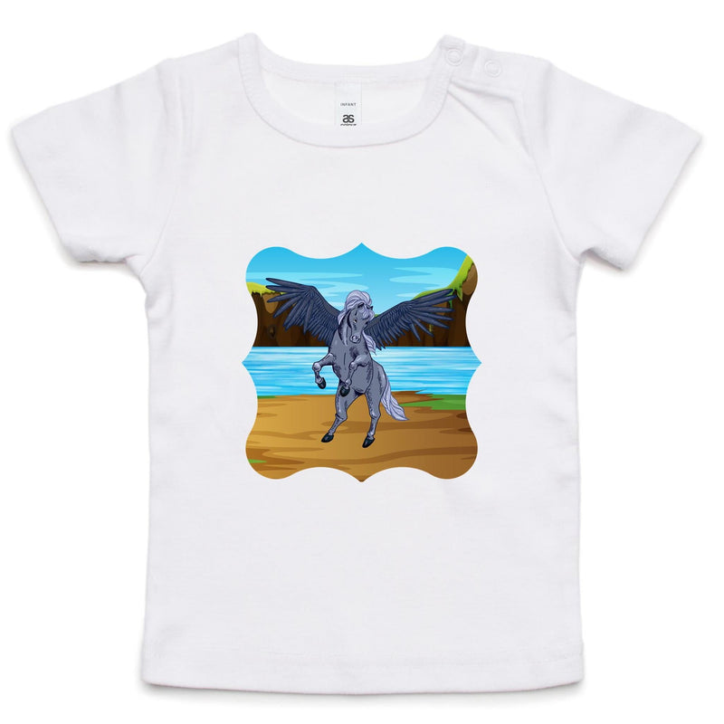 Beach Pegasus AS Colour - Infant Wee Tee Ogo Merch