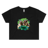 Cute Chipmunks AS Colour - Women's Crop Tee