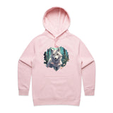 Wolf Print AS Colour - Women's Supply Hood