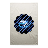 Blue Swirl Eagle AS Colour Tea Towel