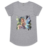 Fairy AS Colour Mali Womens Scoop Neck TShirt