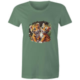 Baby Tigers AS Colour - Women's Maple Tee