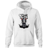 Game Day Pup AS Colour Stencil - Pocket Hoodie Sweatshirt