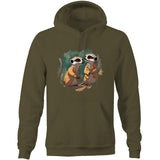 Meerkats AS Colour Stencil Pocket Hoodie Sweatshirt