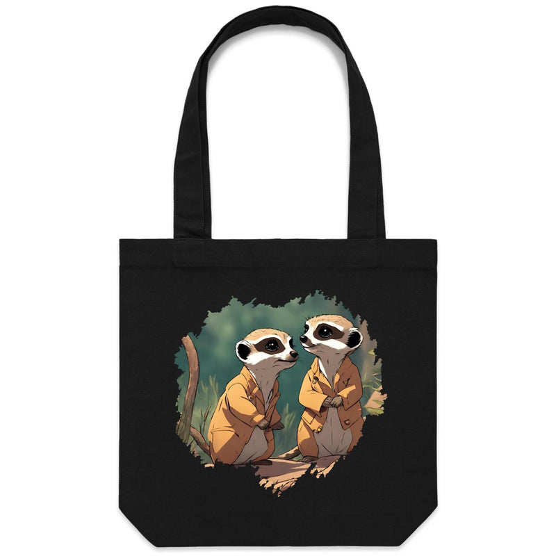Meerkats AS Colour - Carrie - Canvas Tote Bag Ogo Merch
