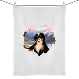 Dog 50% Linen 50% Cotton Tea Towel