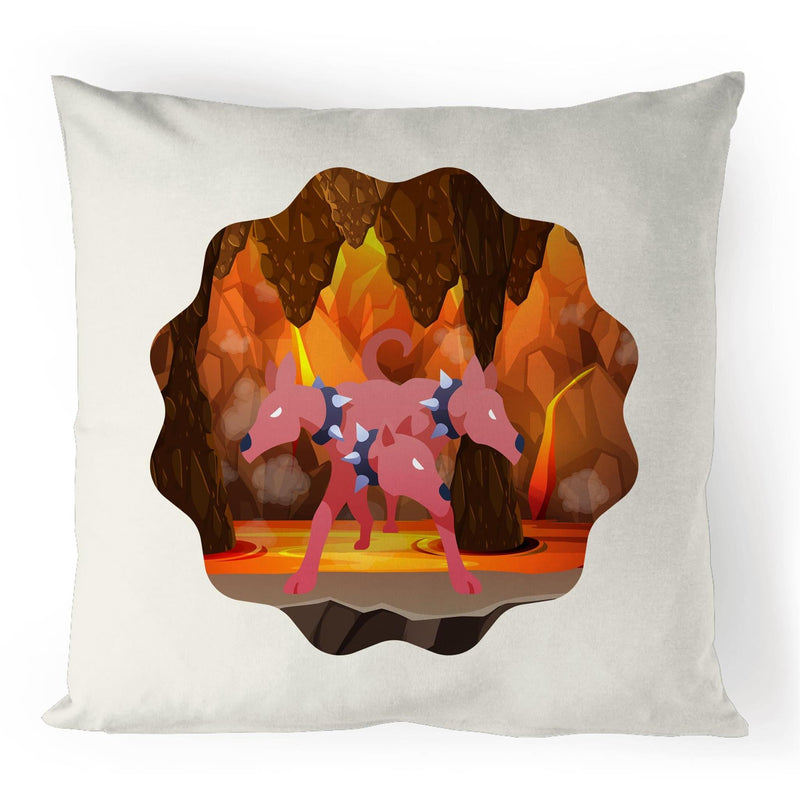 Lava Cerberus 100% Linen Cushion Cover Ogo Merch
