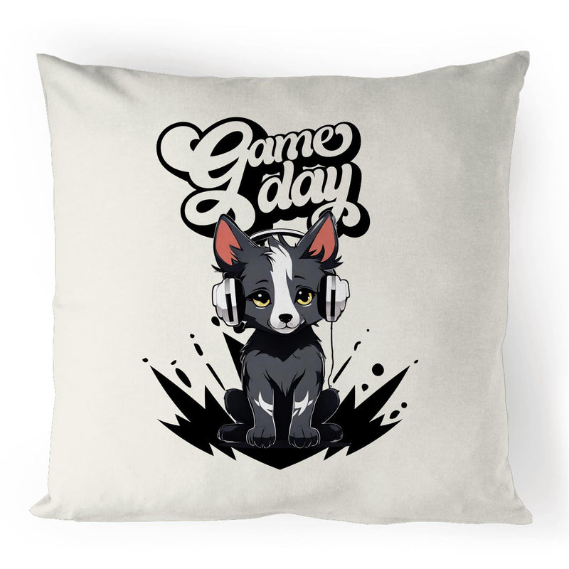 Game Day Pup 100% Linen Cushion Cover Ogo Merch
