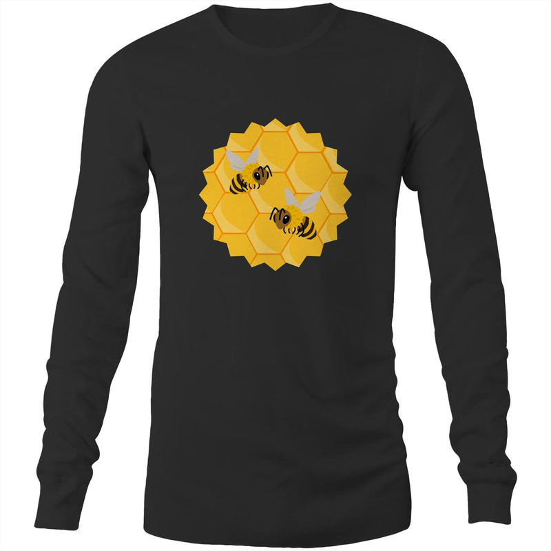Bees AS Colour Base - Mens Long Sleeve T-Shirt Ogo Merch