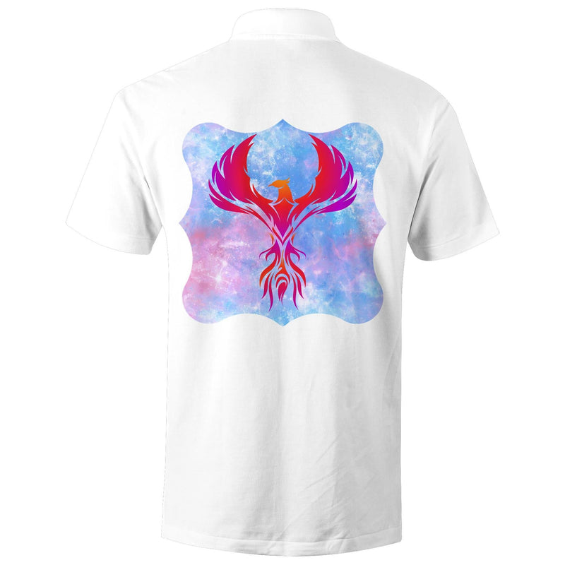 Red Phoenix Print AS Colour Chad S/S Polo Shirt Ogo Merch