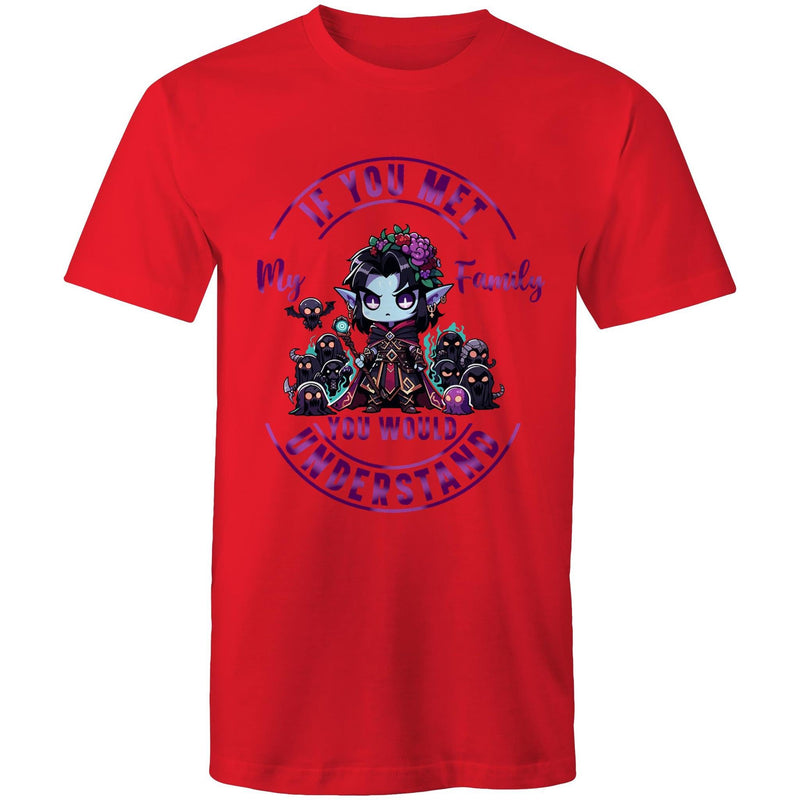 Meet my Family Angry Girl AS Colour Staple - Mens T-Shirt Ogo Merch