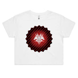 Glowing Cerberus AS Colour Women's Crop Tee