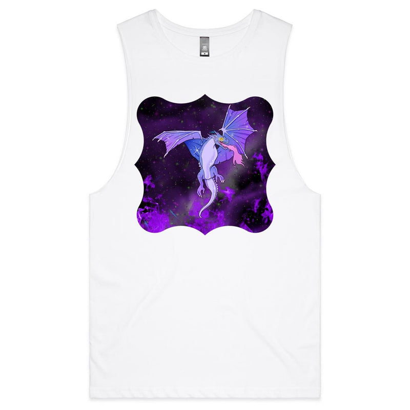 Purple Dragon AS Colour Barnard Mens Tank Top Tee Ogo Merch