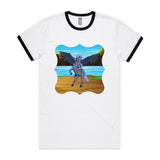 Beach Pegasus AS Colour Staple Ringer Tee