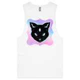 Psychic Cat AS Colour Barnard Mens Tank Top Tee