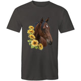 Sunflower Horse AS Colour Staple - Mens T-Shirt