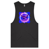 Eagle in Swirl AS Colour Barnard - Mens Tank Top Tee