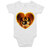 Volcanic Dragon AS Colour Mini Me Baby Onesie Romper