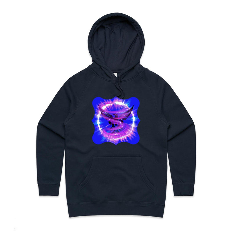 Eagle in Swirl AS Colour - Women's Supply Hood Ogo Merch