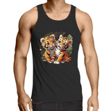 Baby Tigers AS Colour Lowdown - Mens Singlet Top