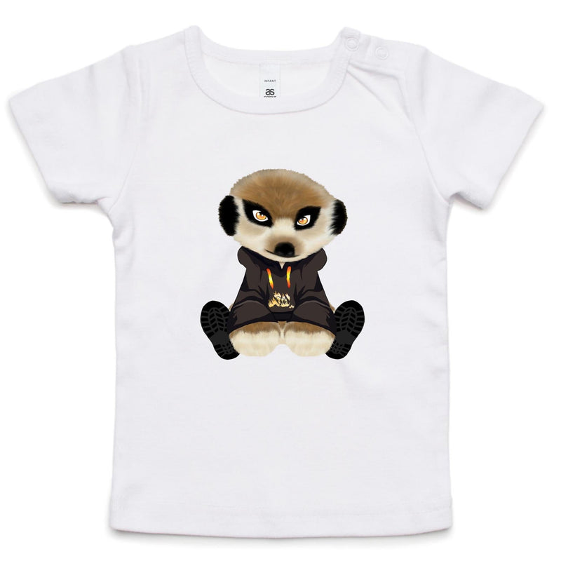 Meerkat in Hoodie AS Colour - Infant Wee Tee Ogo Merch