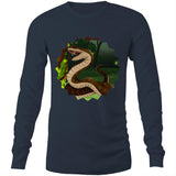 Jungle Snake AS Colour Base Mens Long Sleeve TShirt