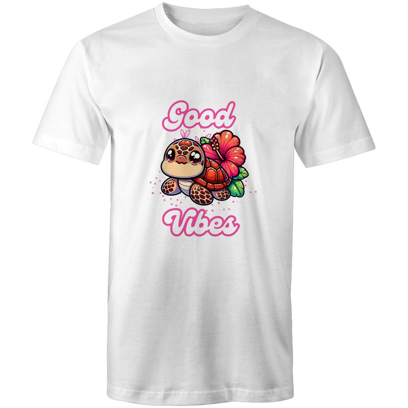 Good Vibes Turtle AS Colour Staple - Mens T-Shirt Ogo Merch