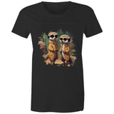 Cool Meerkats AS Colour - Women's Maple Tee