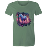 Pretty Unicorn AS Colour Women's Maple Tee