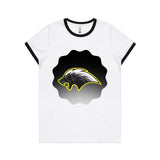 Honey Badger AS Colour Women's Ringer Tee