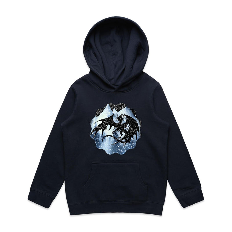 Dragon Silhouette AS Colour Youth Supply Hood Ogo Merch
