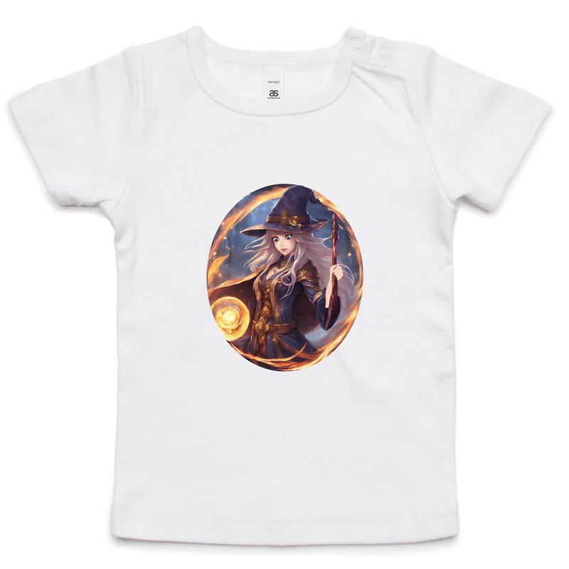 Flame Witch AS Colour - Infant Wee Tee Ogo Merch